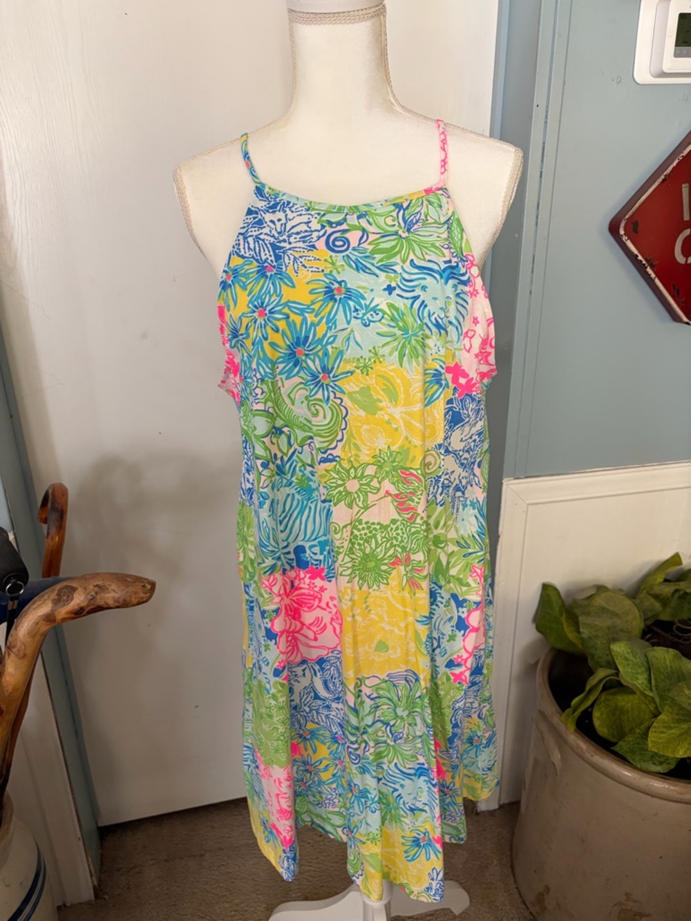 Lilly Pulitzer Multicolor Floral Margot Dress in Cheek to Cheek Print